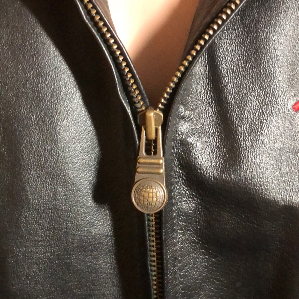 GENUINE NFL LEATHER TAMPA BAY BUCCANEERS JACKET L! - Picture 3 of 7